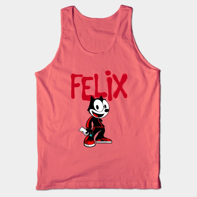 FELIX GRAFFITI - 4 light tees Tank Top by ROBZILLA